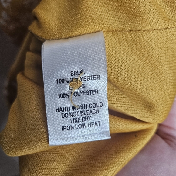 NWT Lulu's After-Bloom Delight Golden Yellow Ditsy Floral Print Midi Dress XS - Picture 14 of 16